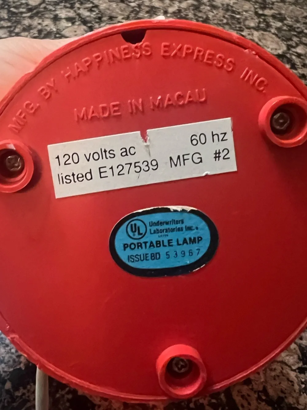 Vintage Disney 101 Dalmatians Puppy Night Light‎ Lamp Works